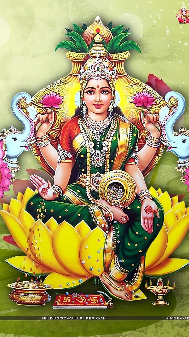 Laxmi , goddess, lord, god, bhakti, devtional, HD phone wallpaper