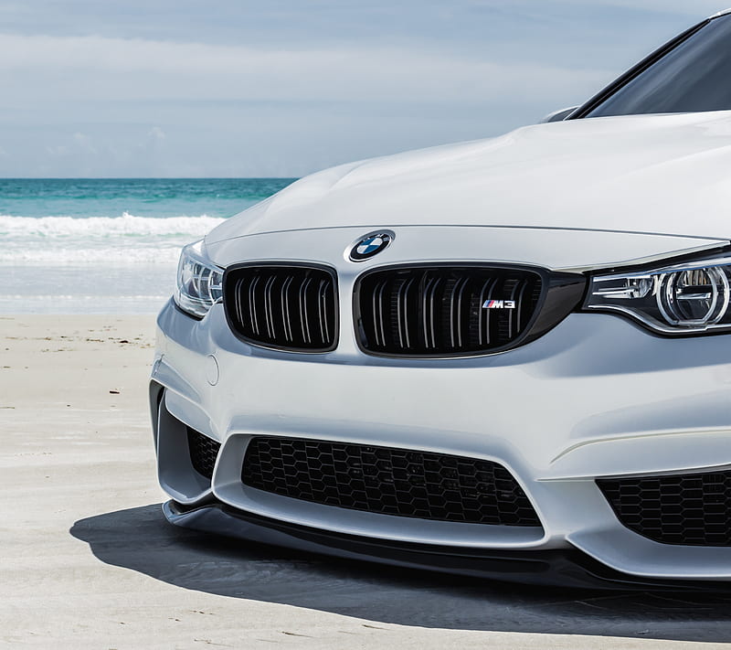 BMW M3, car, close up, f80, low, m power, sedan, vehicle, HD wallpaper