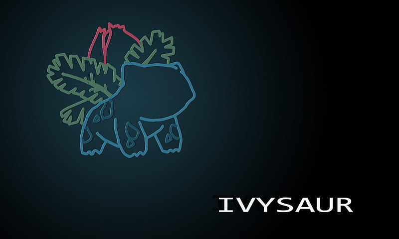 Ivysaur the Seed Pokemon, cute, pokemon, poison, grass, HD wallpaper
