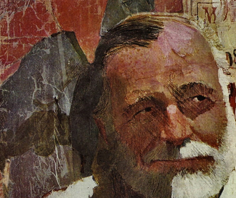 Ernest Hemmingway, art, artwork, writer, painting, wide screen ...