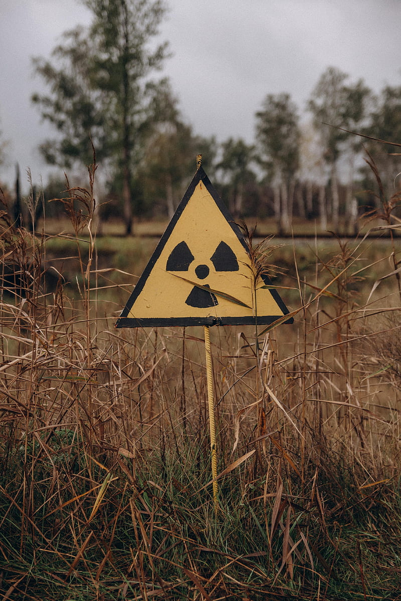 radiation, sign, warning, symbol, HD phone wallpaper