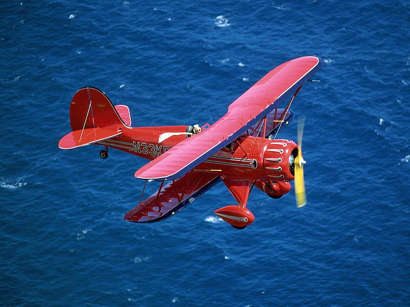Untitled , waco, bi plane, 1935, vehicles aviation, aeroplane, waco bi plane, HD wallpaper
