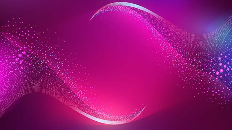 Pink Violet Gradient Glowing Particles Background Abstract, HD wallpaper