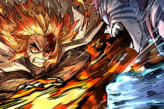 rengoku  Reborn anime, Fond d'ecran dessin, Démon anime