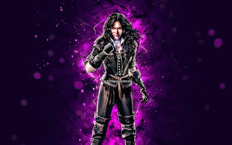 Wallpaper eyes, look, art, the enchantress, Witcher 3: Wild Hunt, Yennefer  of Vengerberg, Yennefer of Vengerberg, violet for mobile and desktop,  section игры, resolution 2480x1816 - download