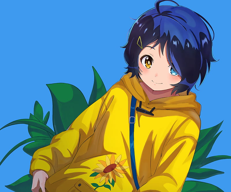 Anime, Wonder Egg Priority, Heterochromia , Ai Ohto, HD wallpaper