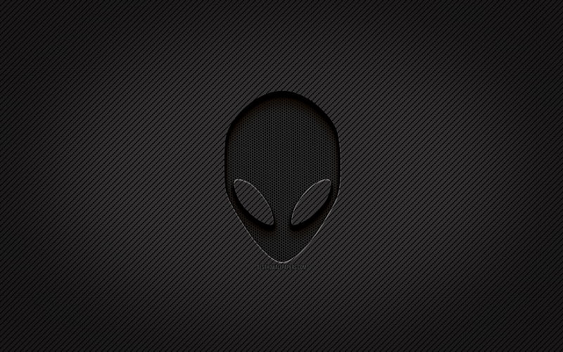 Alienware carbon logo, , grunge art, carbon background, creative, Alienware  black logo, HD wallpaper | Peakpx