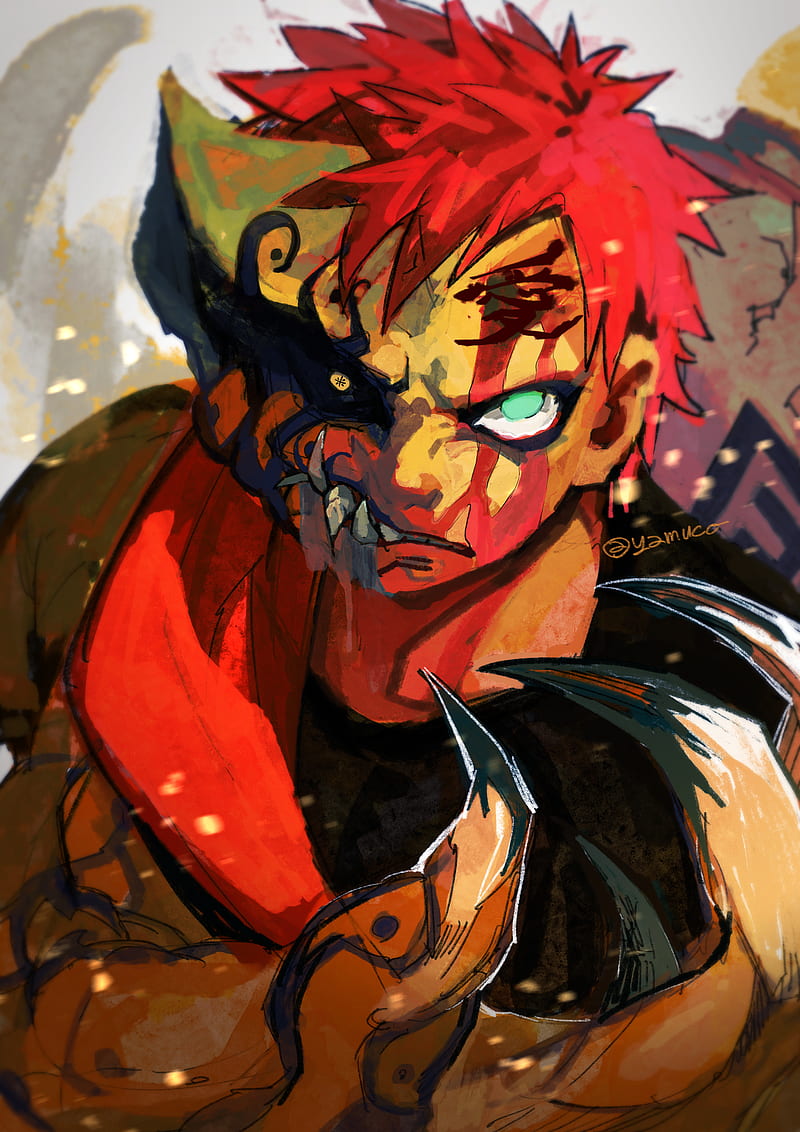 Gaara, , naruto, tailed beast, HD phone wallpaper