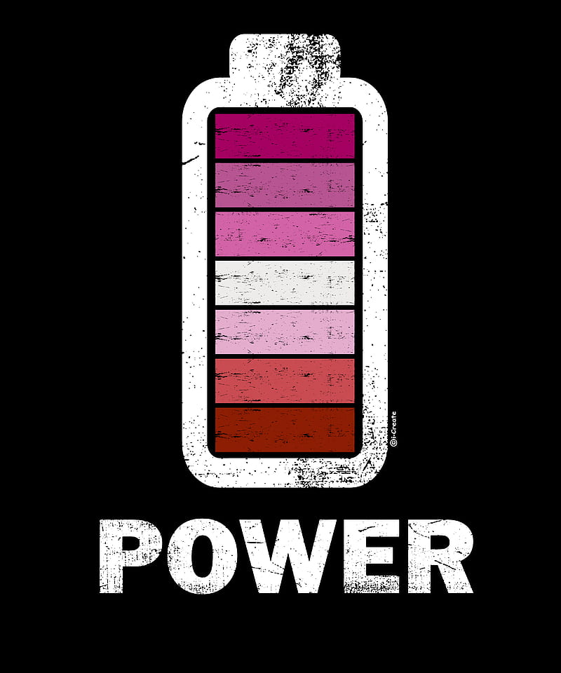 Lesbian Pride Power , battery, gay, iCreate, HD phone wallpaper