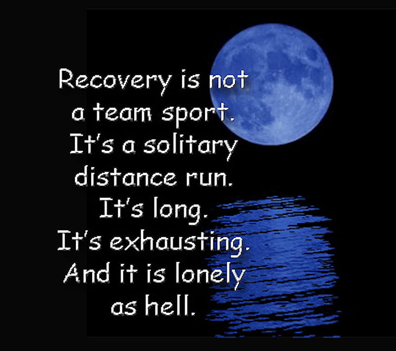 What is Recovery, life, lonely, recovery, run, solitary, sport, team, HD wallpaper