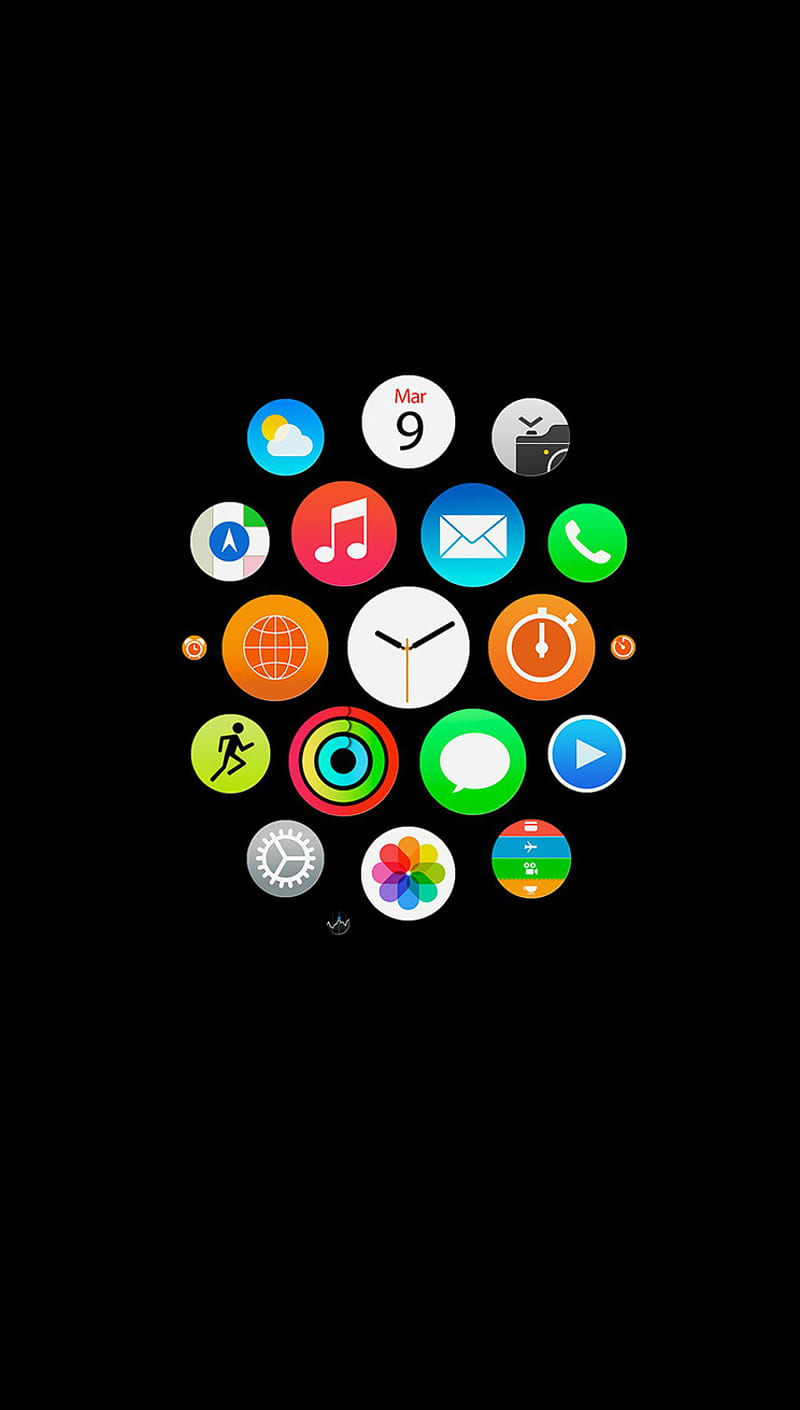 Apple Watch Icons, HD phone wallpaper | Peakpx