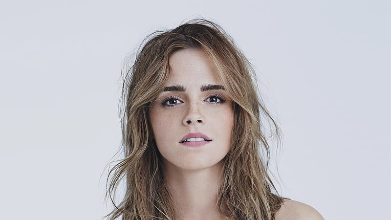 Emma Watson, portrait, actress, beautiful girl, American actress, HD wallpaper