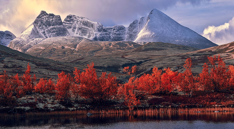 Autumn, Mountains, Scenery Ultra, Seasons, Autumn, Nature, Scenery, Mountains, Fall, HD wallpaper