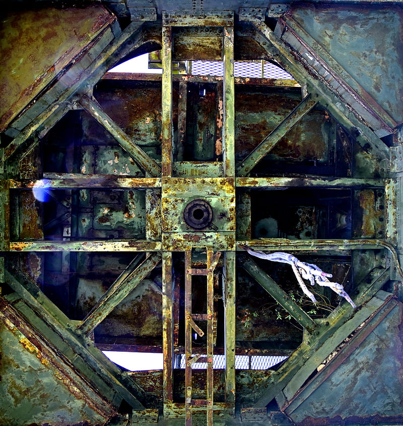rust, industrial, metal, old, construction, HD phone wallpaper