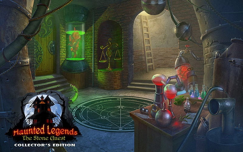 Haunted Legends 5 - The Stone Guest01, hidden object, cool, video games, puzzle, fun, HD wallpaper
