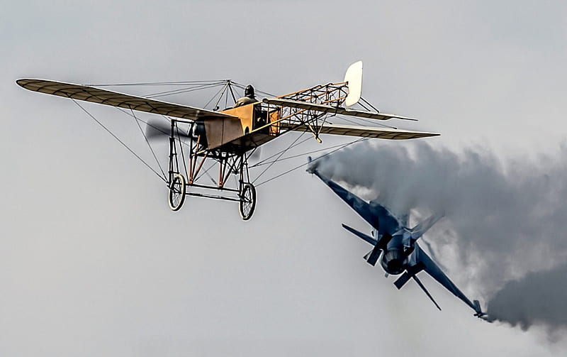 Those Daring Young Men and Their Flying Machines, Military, Jet, Aircraft, Antique, HD wallpaper