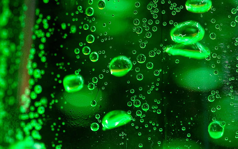Sparkling water .jpg, sparkling, h20, water, green, bubbles, HD wallpaper