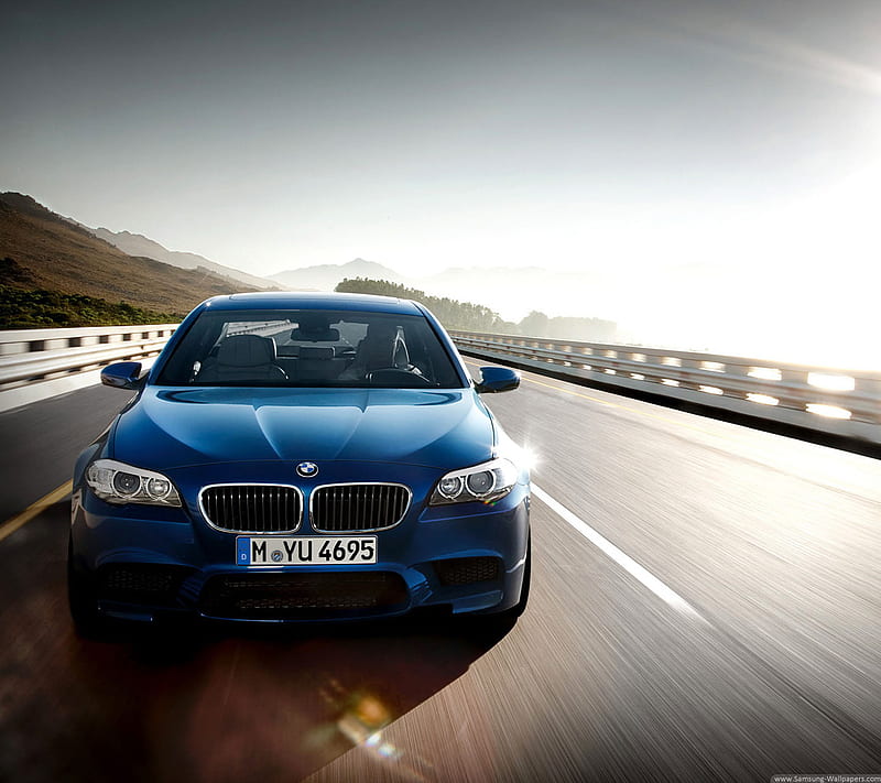 Blue BMW, bonito, car, nice, road, sun, HD wallpaper | Peakpx