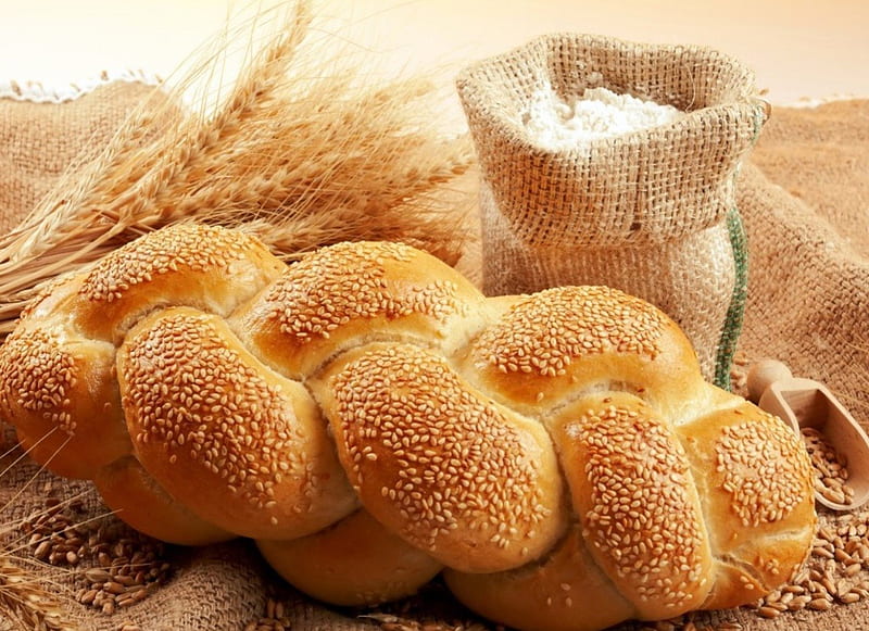 Bread from God, life, sugar, wheat, love, bread, wheat bread, god, HD wallpaper