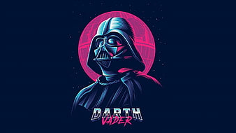 Darth Vader Minimalist Art, darth-vader, star-wars, artist, artwork, digital-art, dark, black, HD wallpaper