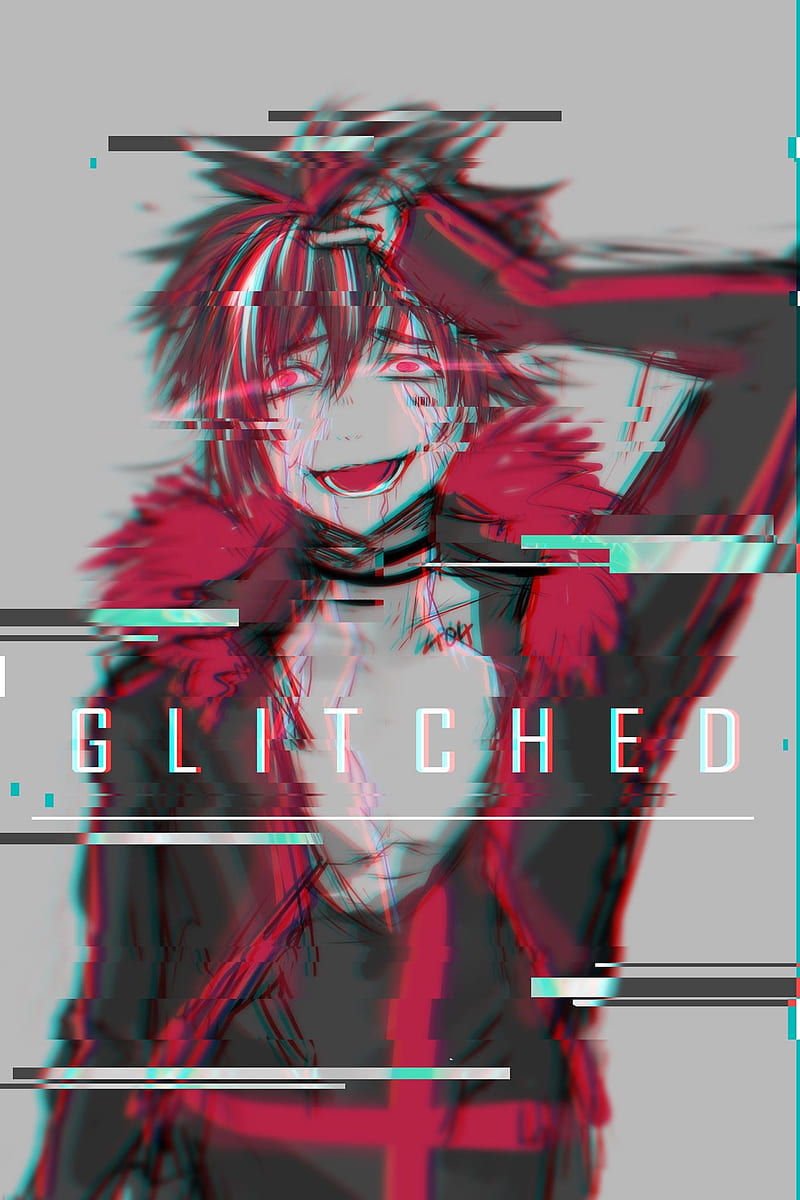 Glitch Aesthetic Anime Boy Vaperwave Hd Phone Wallpaper Peakpx