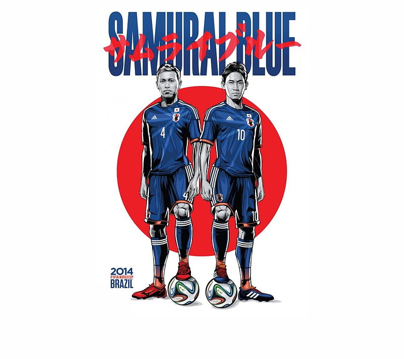 SAMURAI BLUE, 2014, brazil, fifa, japan, world cup, HD wallpaper | Peakpx