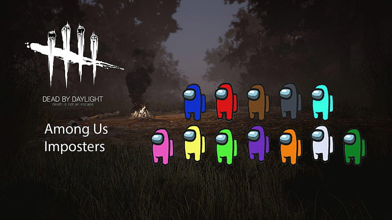 Among Us Imposters x Dead By Daylight, HD wallpaper