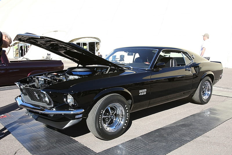 Goodguys Top 12 Awards at the Southwest Nationals, Black, Ford, 1969, Muscle, HD wallpaper