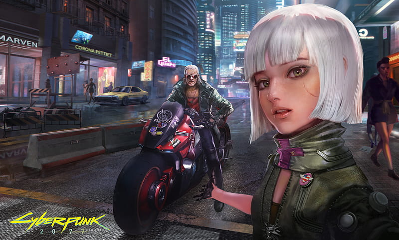Strangers In Night City Cyberpunk 2077, cyberpunk-2077, games, ps-games, xbox-games, pc-games, artstation, HD wallpaper