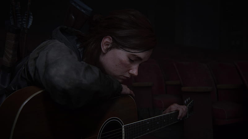 Ellie guitar, the last of us, the last of us 2, the last of us ii, the last of us part 2, the last of us part ii, HD wallpaper