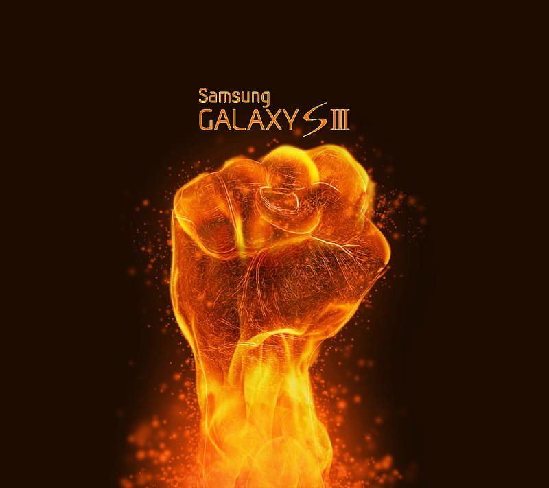 Fire Galaxy S3, galaxy s3, HD wallpaper