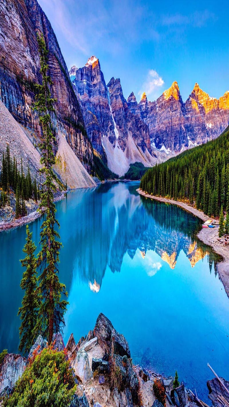 Nature Mountains, look, nice, HD phone wallpaper