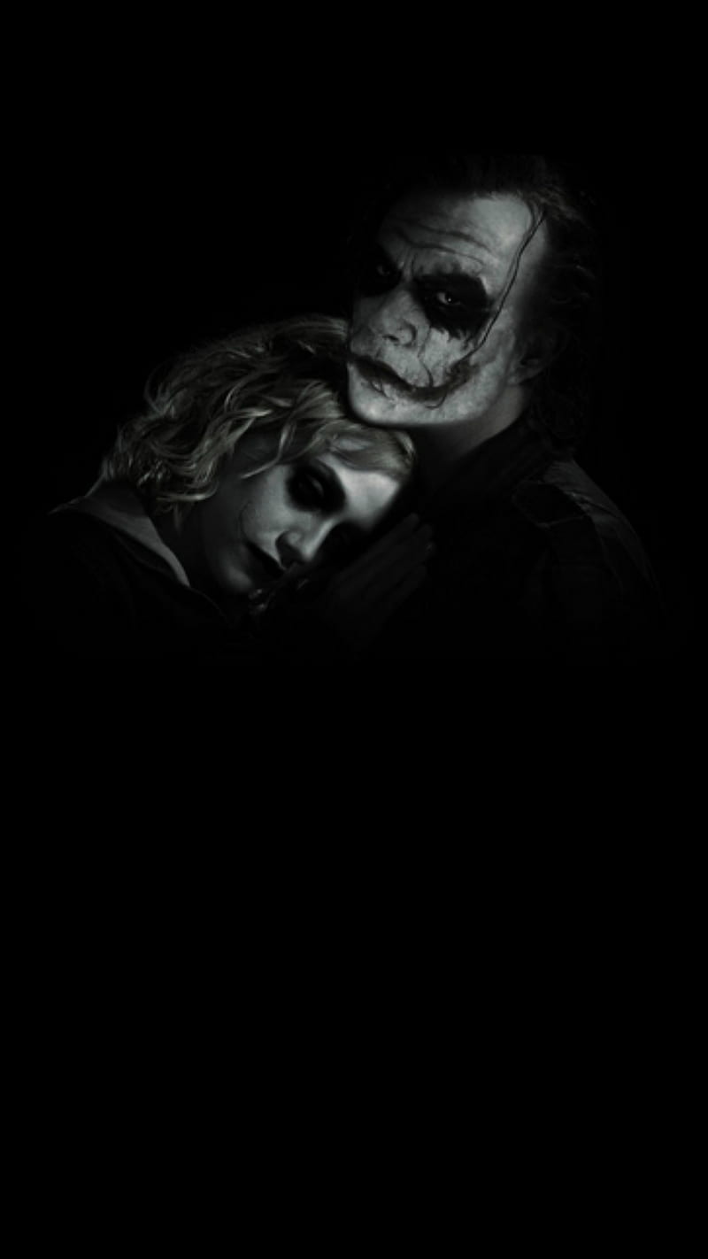 Joker and Harley Q, dark, love, quinn, HD phone wallpaper | Peakpx