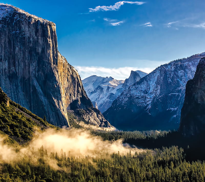 Yosemit Montain, landscape, HD wallpaper