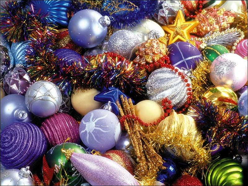 christmans balls, christmans, colorful, balls, colored, colors, many, HD wallpaper