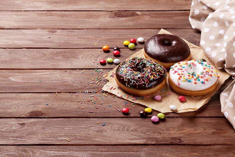Food, Doughnut, Still Life, HD wallpaper