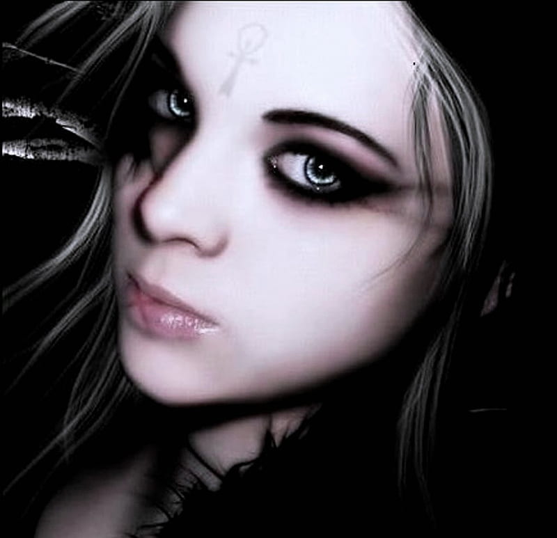 Mysterious eyes new, color, GIRL, wallpper, HD wallpaper | Peakpx