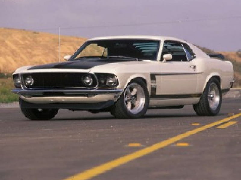 1969 Mustang Boss 302 -- 20 iconic pony cars, Classic, 302, White, Boss, HD wallpaper