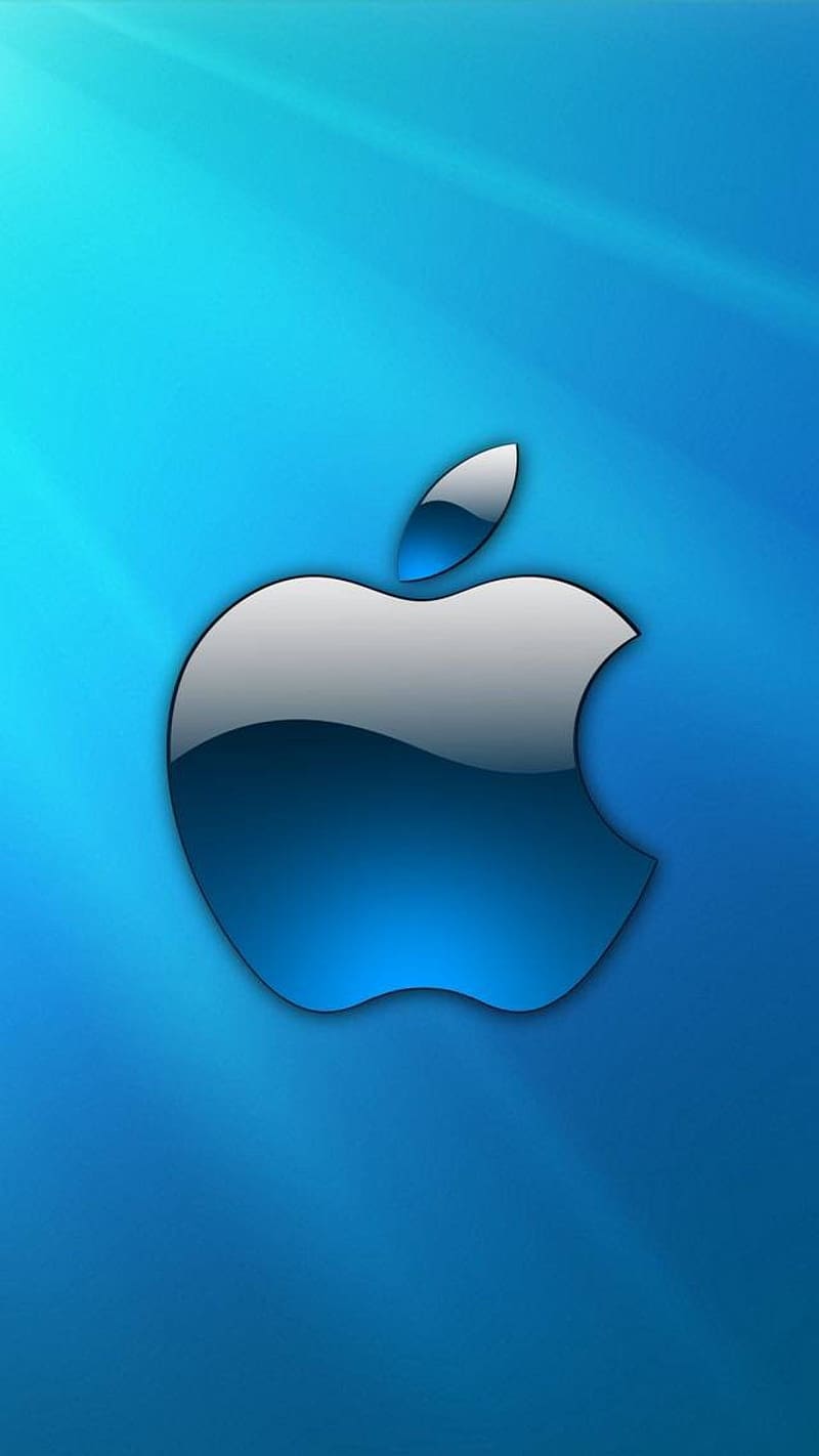 Apple Phone Ke, Blue Apple Logo, iphone, HD phone wallpaper | Peakpx