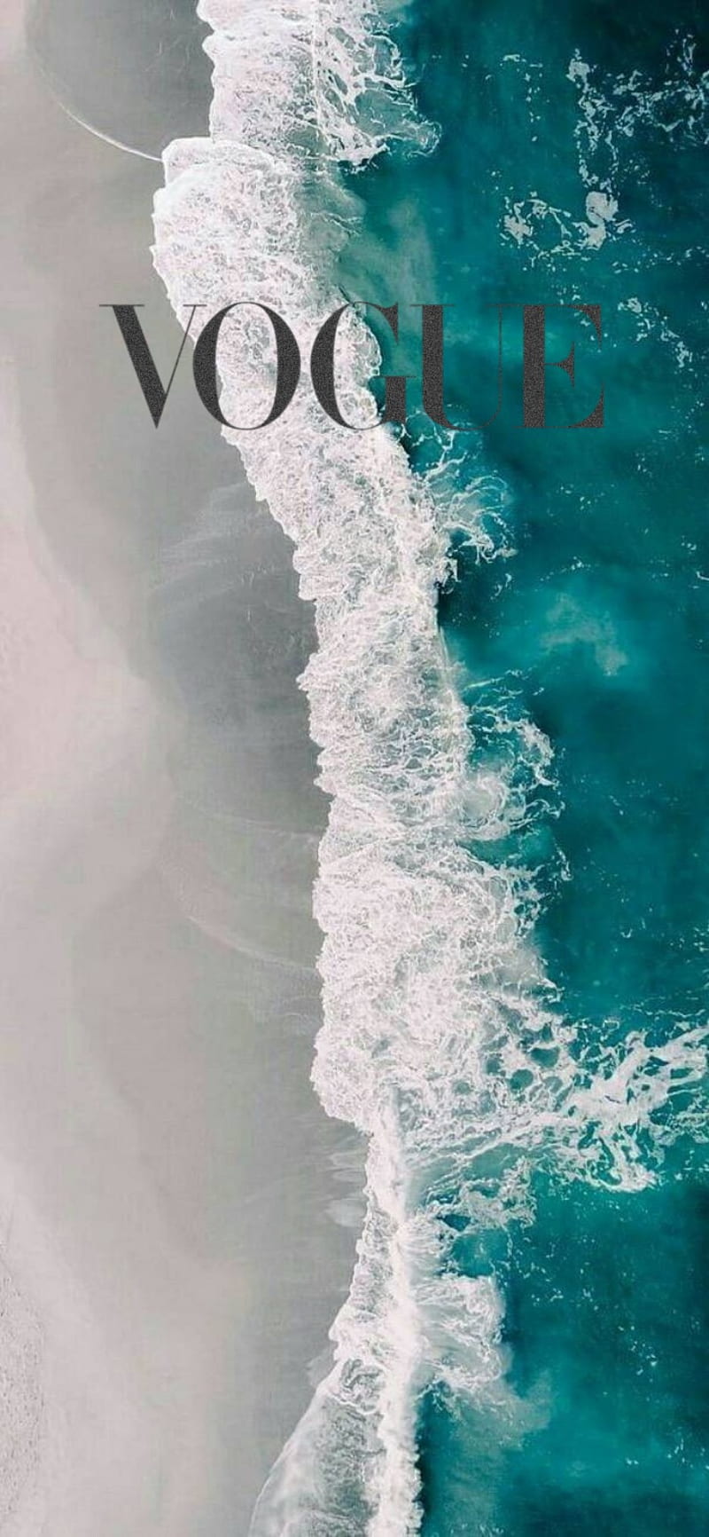 Beach Vogue, bonito, blue, nature, ocean, vibes, water, wave, waves, HD phone wallpaper