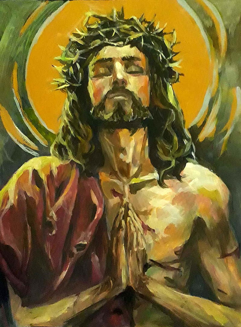 The Philippine Star - In the exhibit, 128 Filipino artists will be using their artistry and style to showcase their personal religious reflection of Jesus Christ. Jesus the Fish Vendor by, HD phone wallpaper