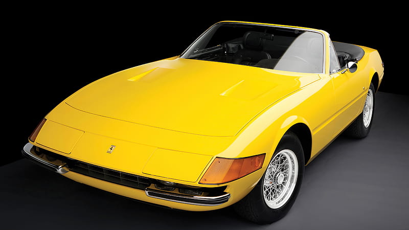 Ferrari 365 GTS Daytona , ferrari, carros, racing-cars, yellow, HD wallpaper