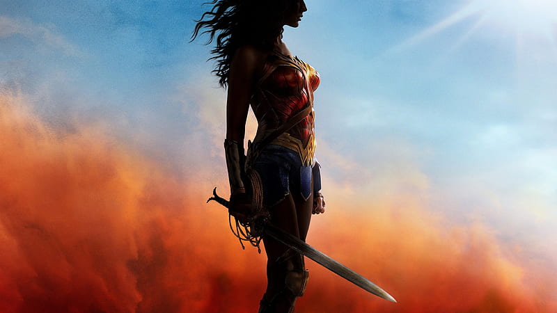 Wonder Woman, 2017, Gal Gadot, actress, warrior, HD wallpaper