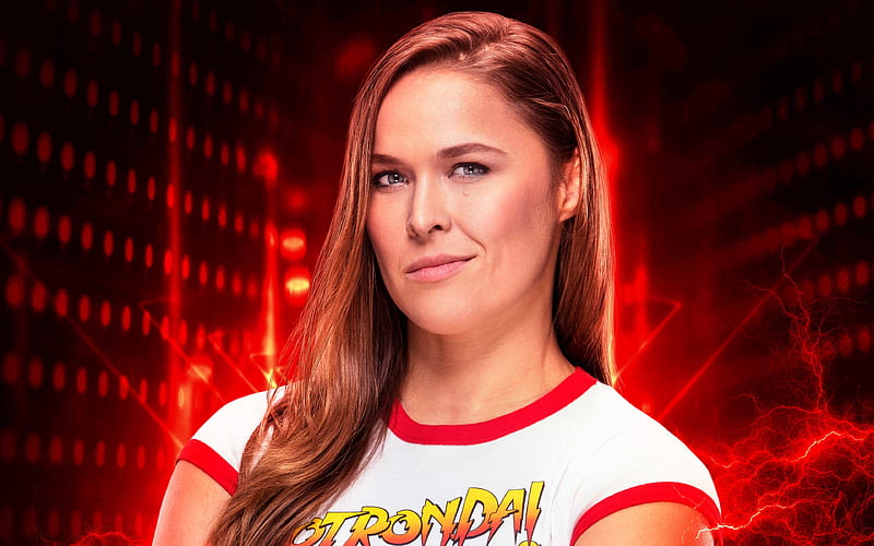 WWE 19, poster, 2018 games, Ronda Rousey, Sports simulator, HD wallpaper