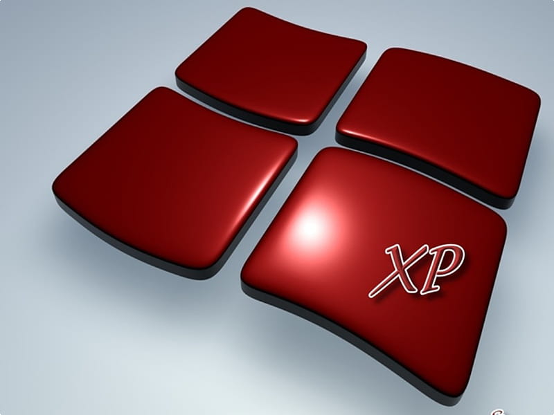Red Windows, windows, technology, xp, HD wallpaper