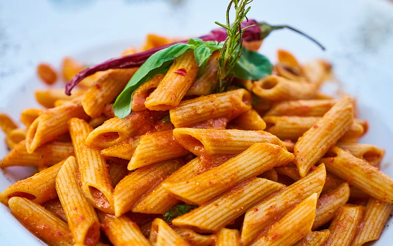 pasta, italian dishes, macro, appetizing dishes, italian food, HD wallpaper