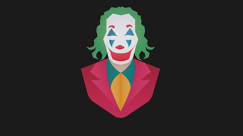 Joker Minimalist Face, HD wallpaper