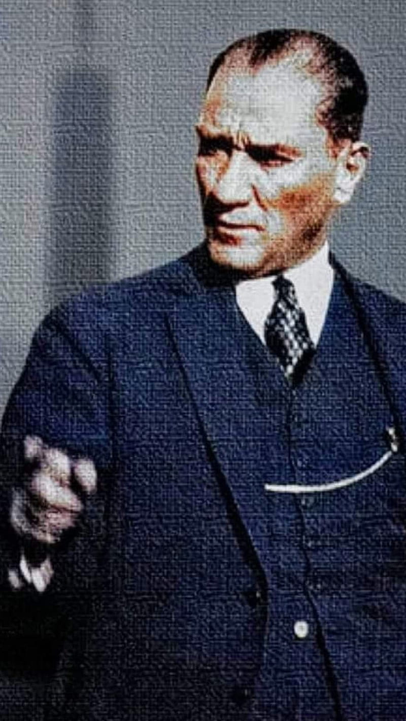 Ataturk, ata, komutan, lider, ulu, HD phone wallpaper