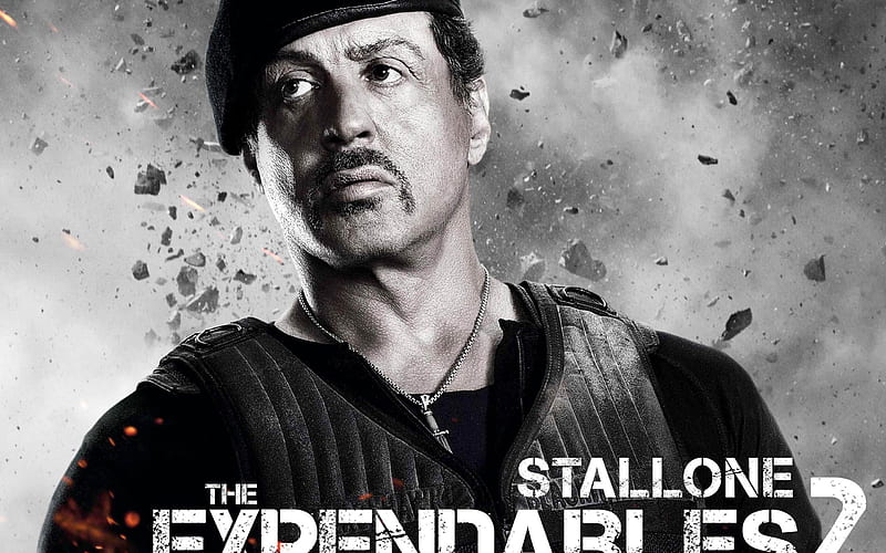 Sylvester Stallone-The Expendables 2 Movie, HD wallpaper