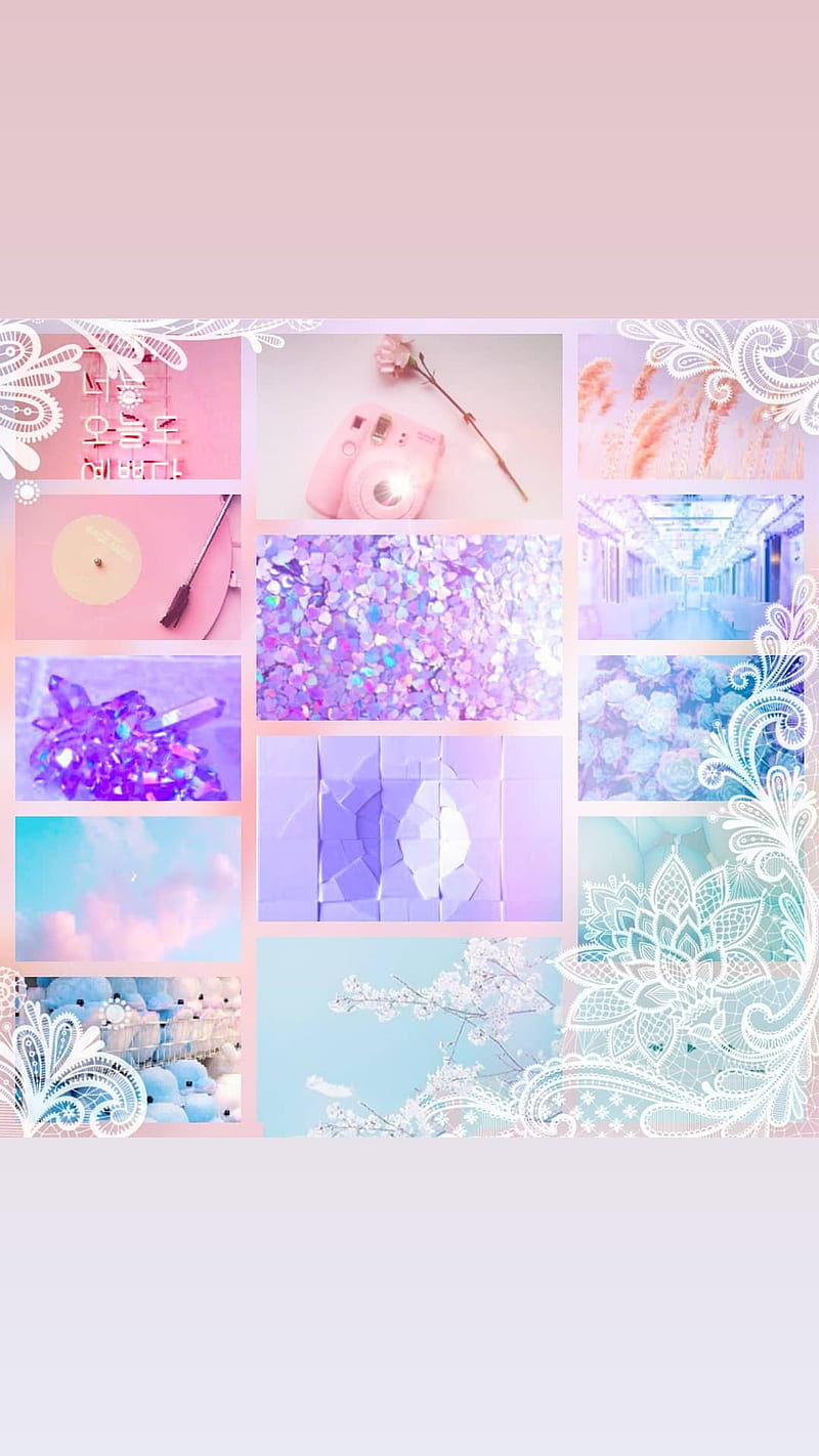 Pastel, azul, corea, rosa, morado, Fondo de pantalla de teléfono HD | Peakpx